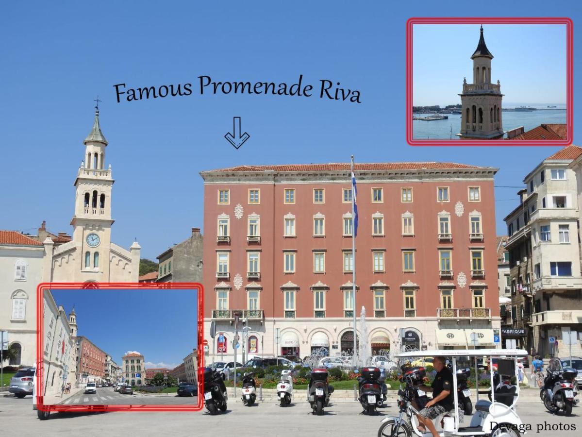 Famous Promenade Riva Apartment Split Kültér fotó
